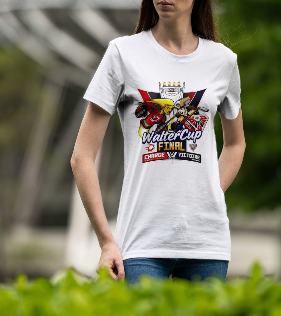 Ottawa Charge Vs Montreal Victoire 2026 Walter Cup Final Hockey Clash T-Shirt