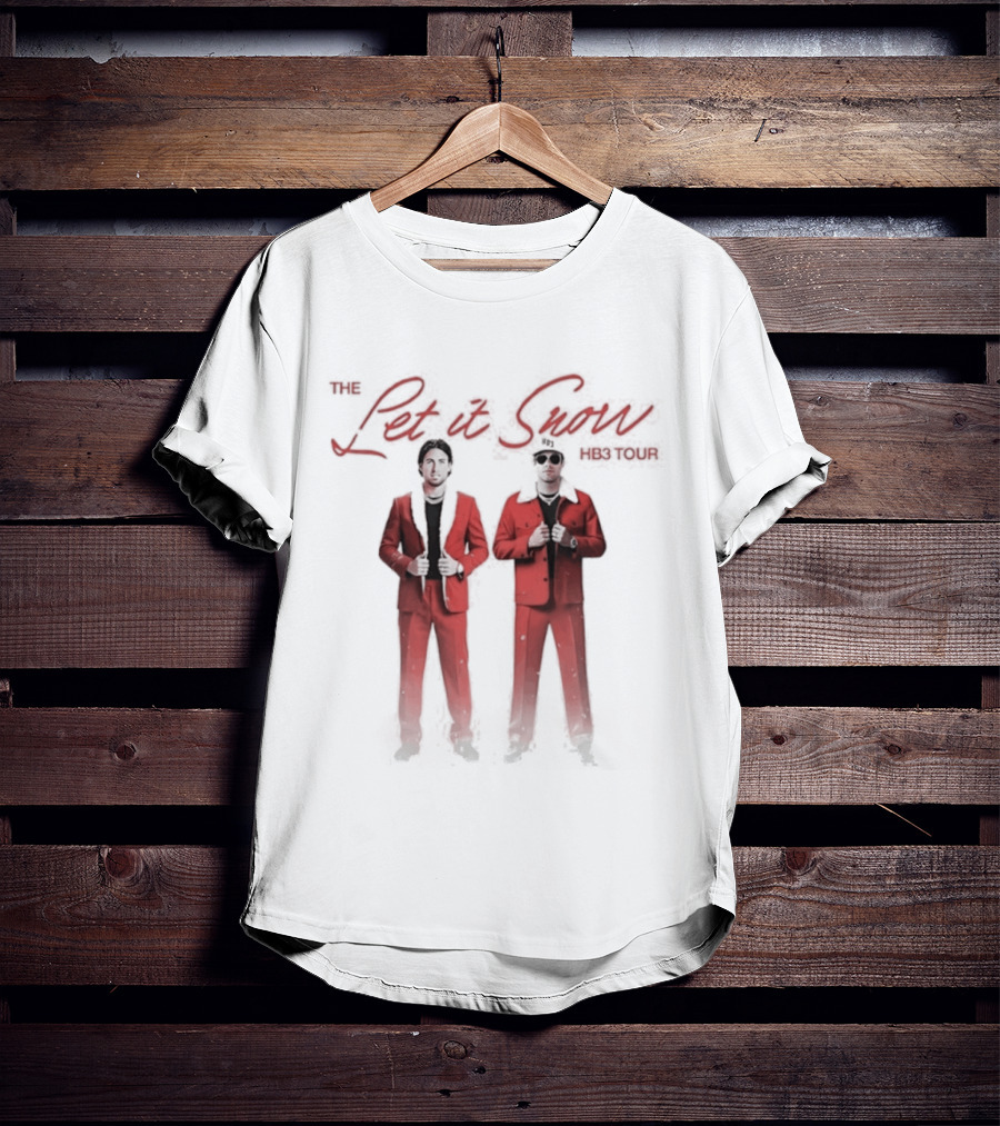 The Let It Snow Hb3 Tour Tuxedo Duo Red Suits T-Shirt