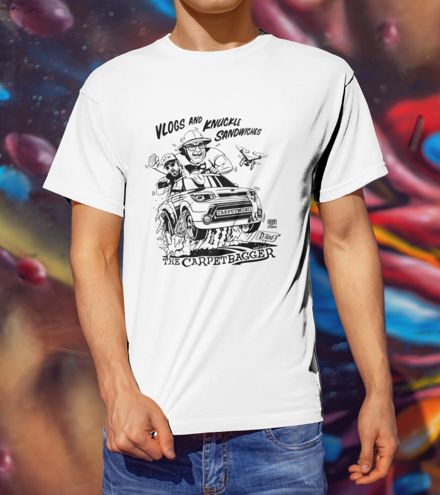 Vlogs And Knuckle Sandwiches The Carpetbagger Adventure T-Shirt