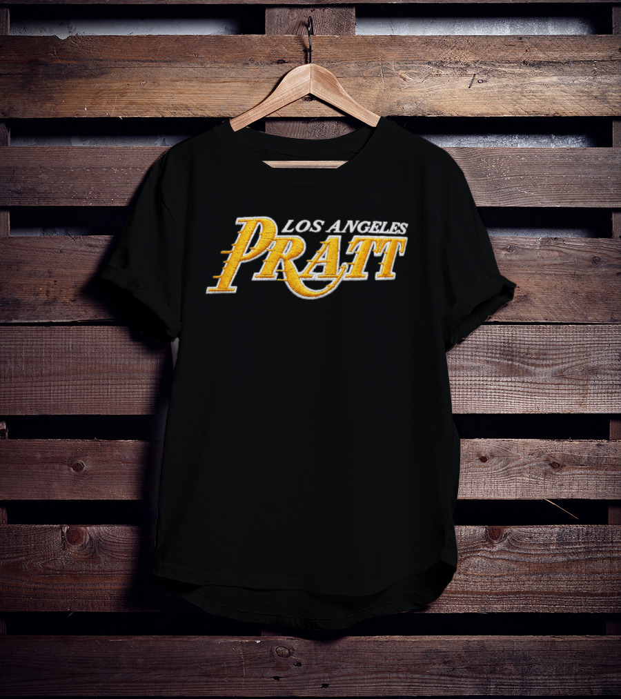 Los Angeles Pratt 2026 Embroidered Yellow T-Shirt