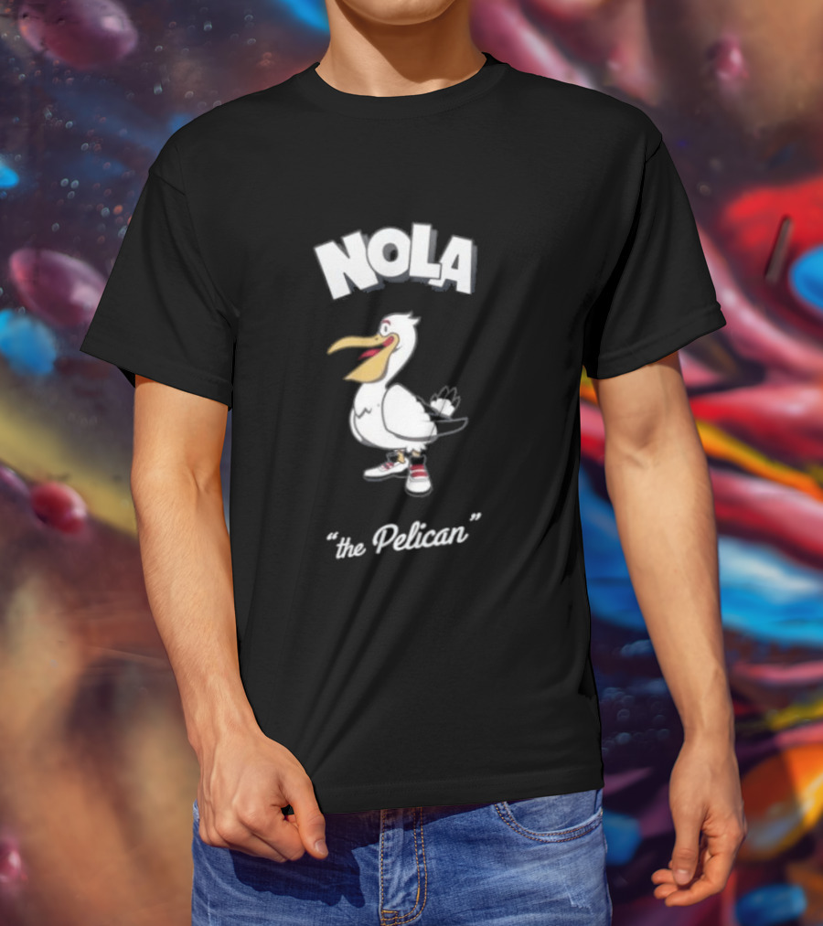 New Orleans Pelicans Nola The Pelican NBA Toons T-Shirt