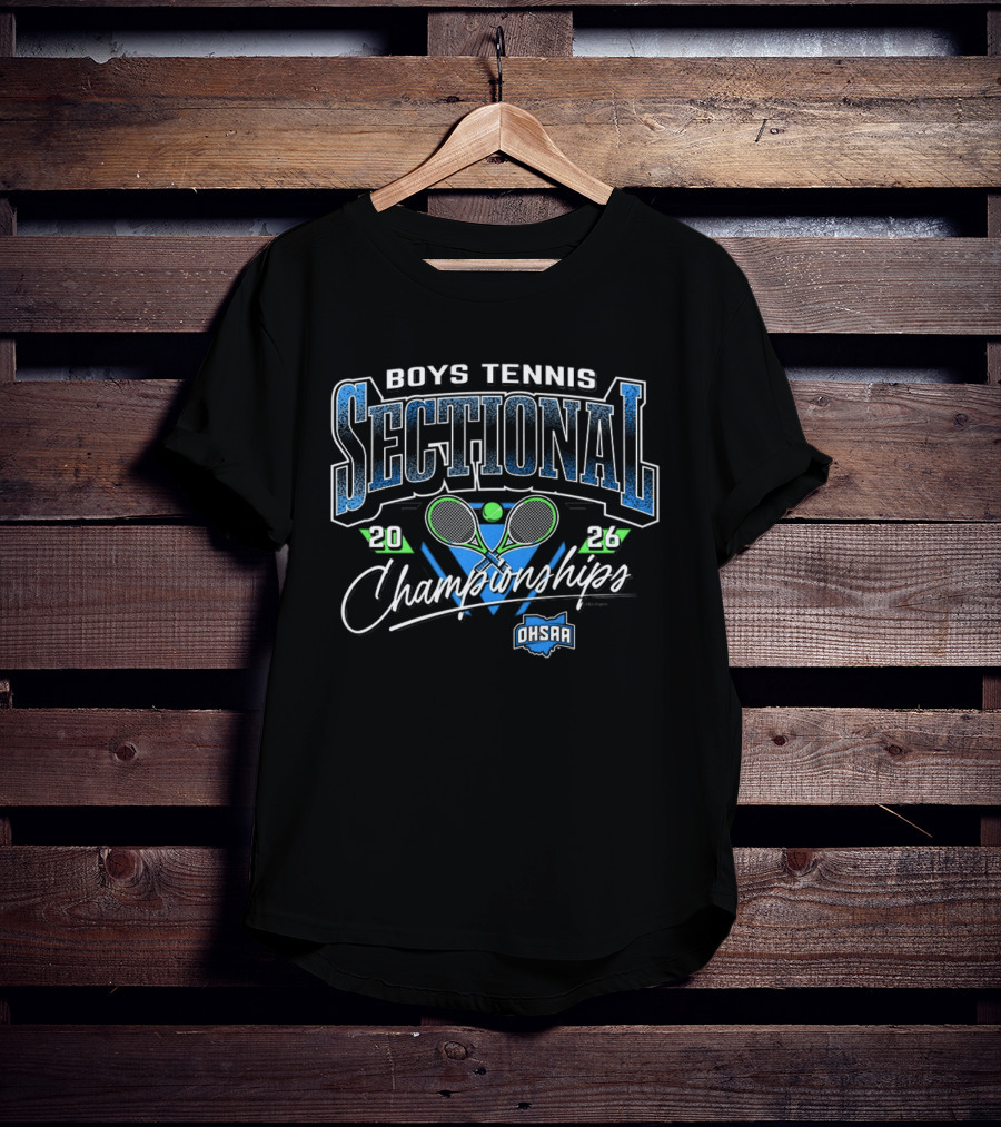 2026 Boys Tennis Sectional Championships OHSAA T-Shirt