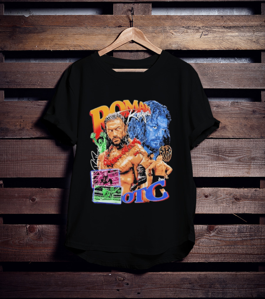 Roman Reigns Tribal Chief OTC Wrestling Champion WWE Acknowledged T-Shirt