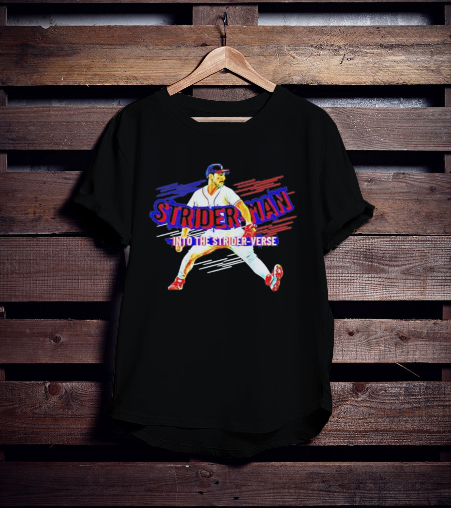 Atlanta Braves Strider Man Into The Strider Verse T-Shirt