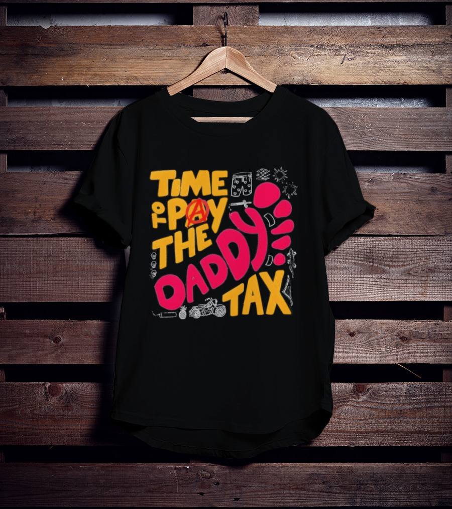 Time To Pay The Daddy Tax Dungeon Crawler Carl Footprint T-Shirt