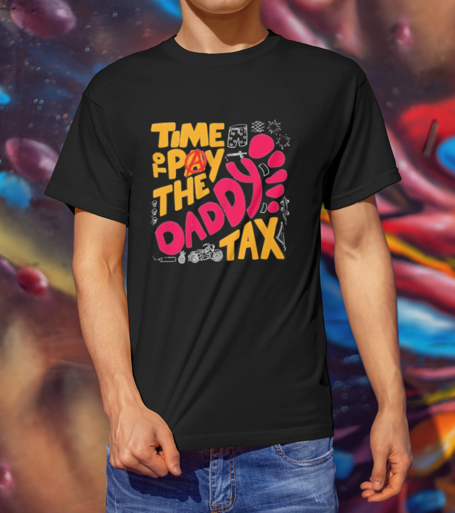 Time To Pay The Daddy Tax Dungeon Crawler Carl Footprint T-Shirt