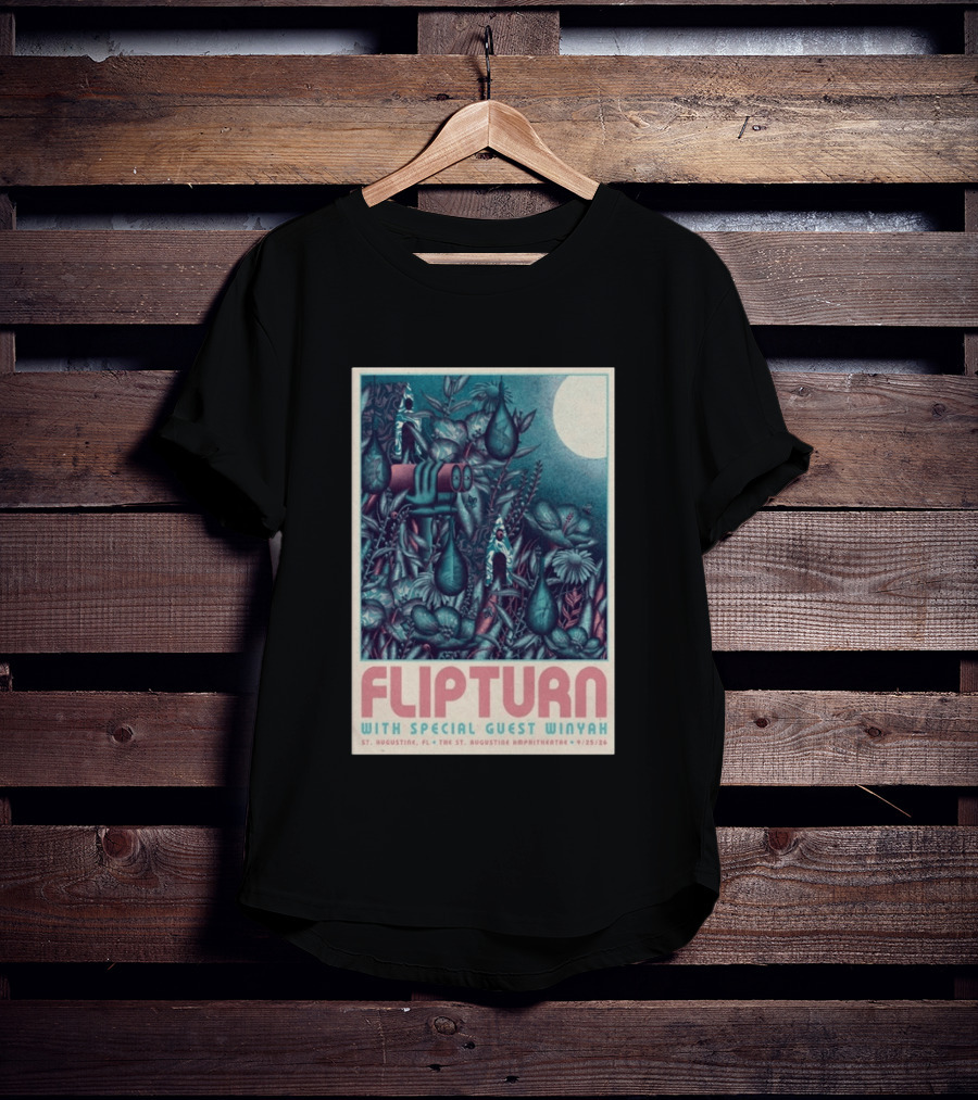 FLIPTURN With Special Guest Winyah St. Augustine Ampitheatre 9/25/26 T-Shirt