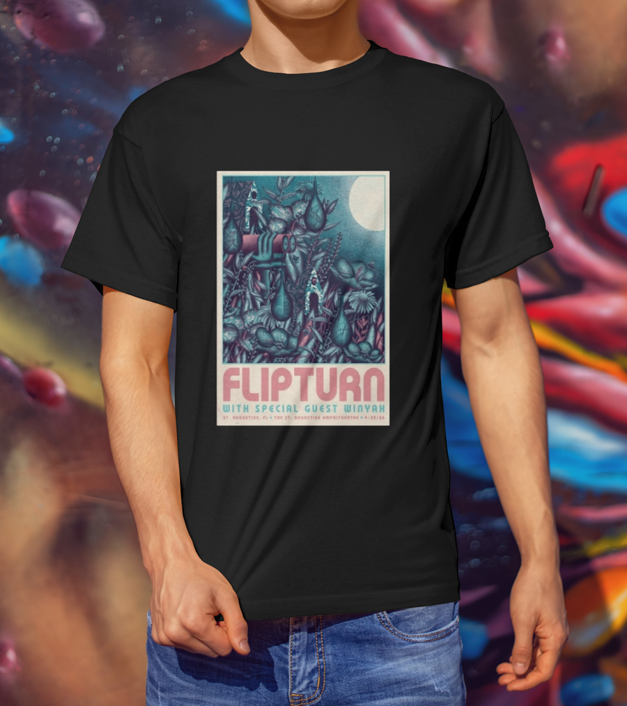 FLIPTURN With Special Guest Winyah St. Augustine Ampitheatre 9/25/26 T-Shirt