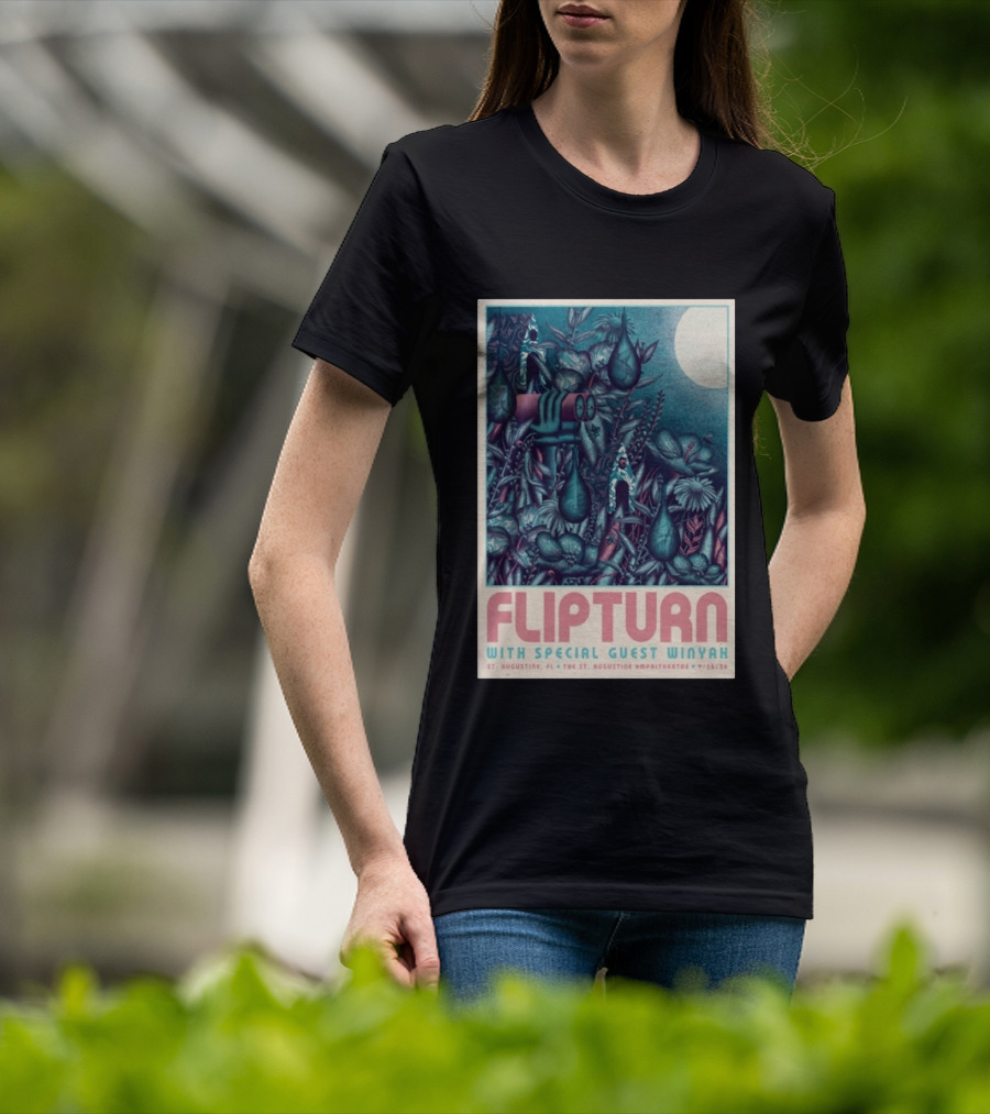 FLIPTURN With Special Guest Winyah St. Augustine Ampitheatre 9/25/26 T-Shirt