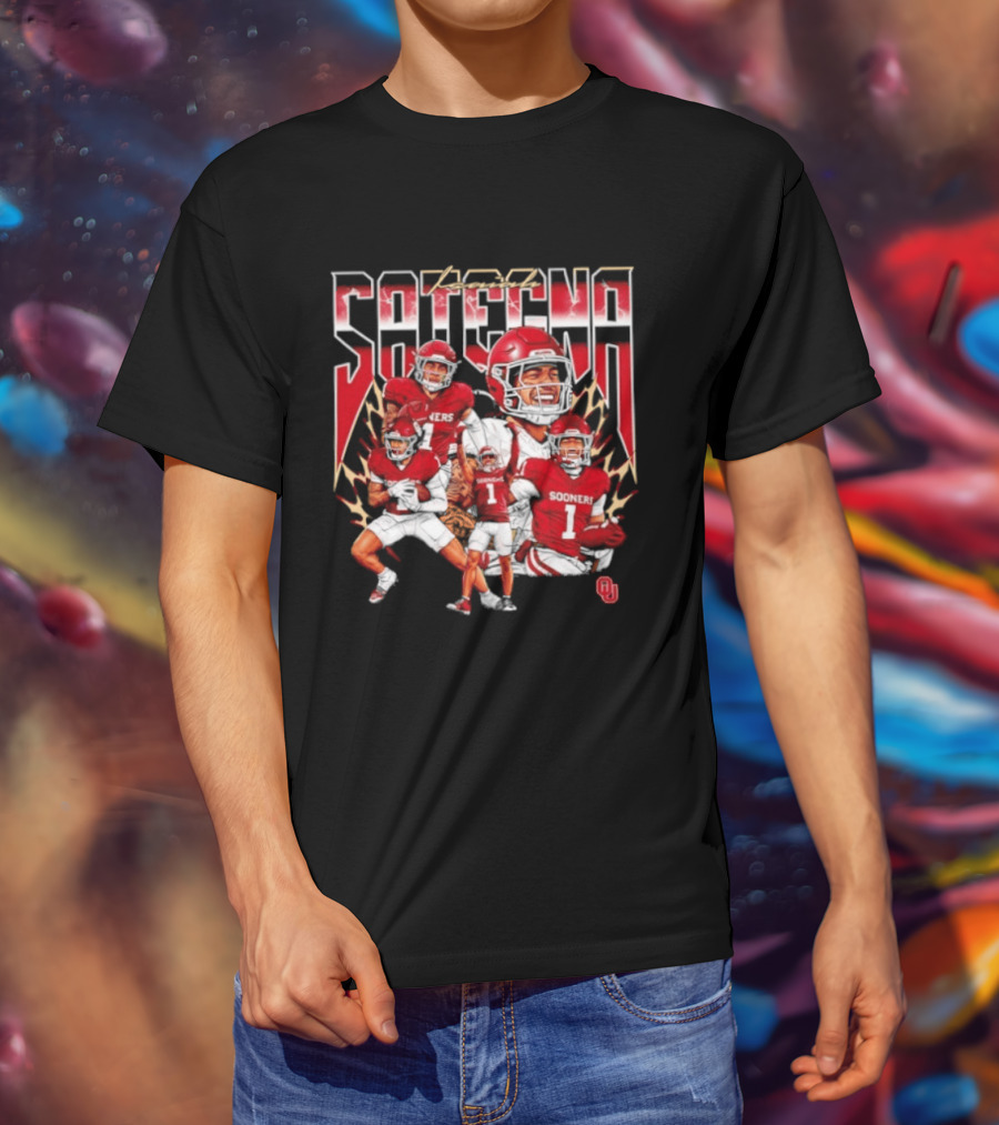 Isaiah Sategna III Oklahoma Sooners Football Sooners OU T-Shirt