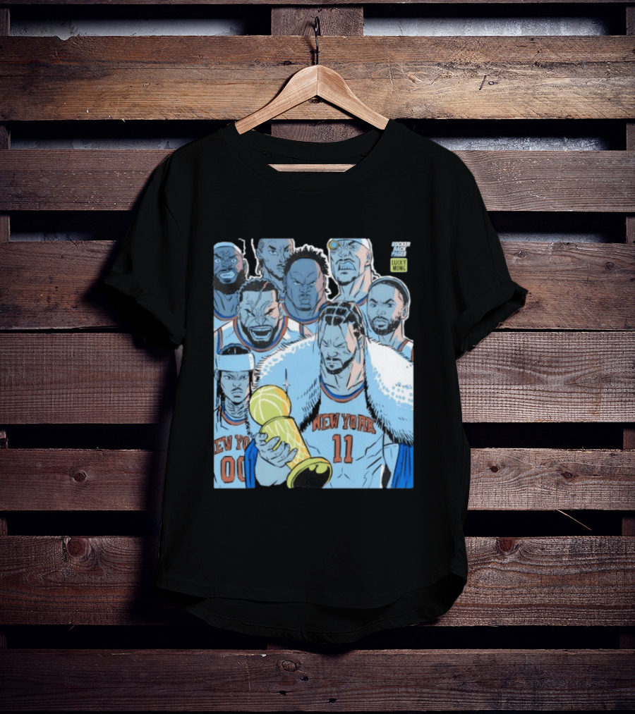Jalen Brunson New York Knicks Invincible NBA Champions Cartoon T-Shirt