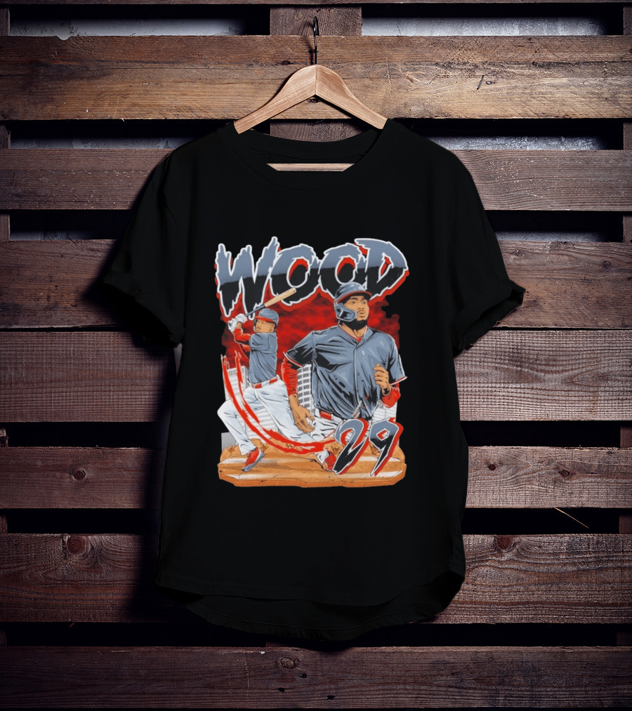 Wood 29 Baseball Euphoria Debut Action Scene T-Shirt