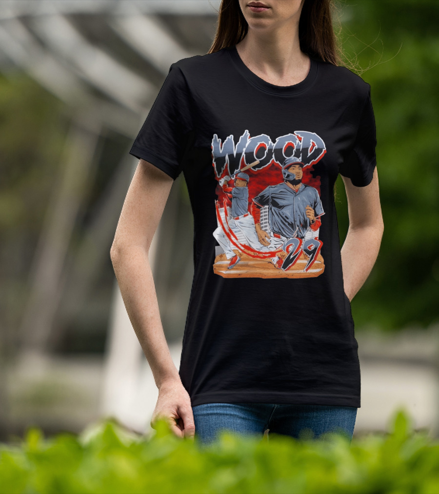 Wood 29 Baseball Euphoria Debut Action Scene T-Shirt