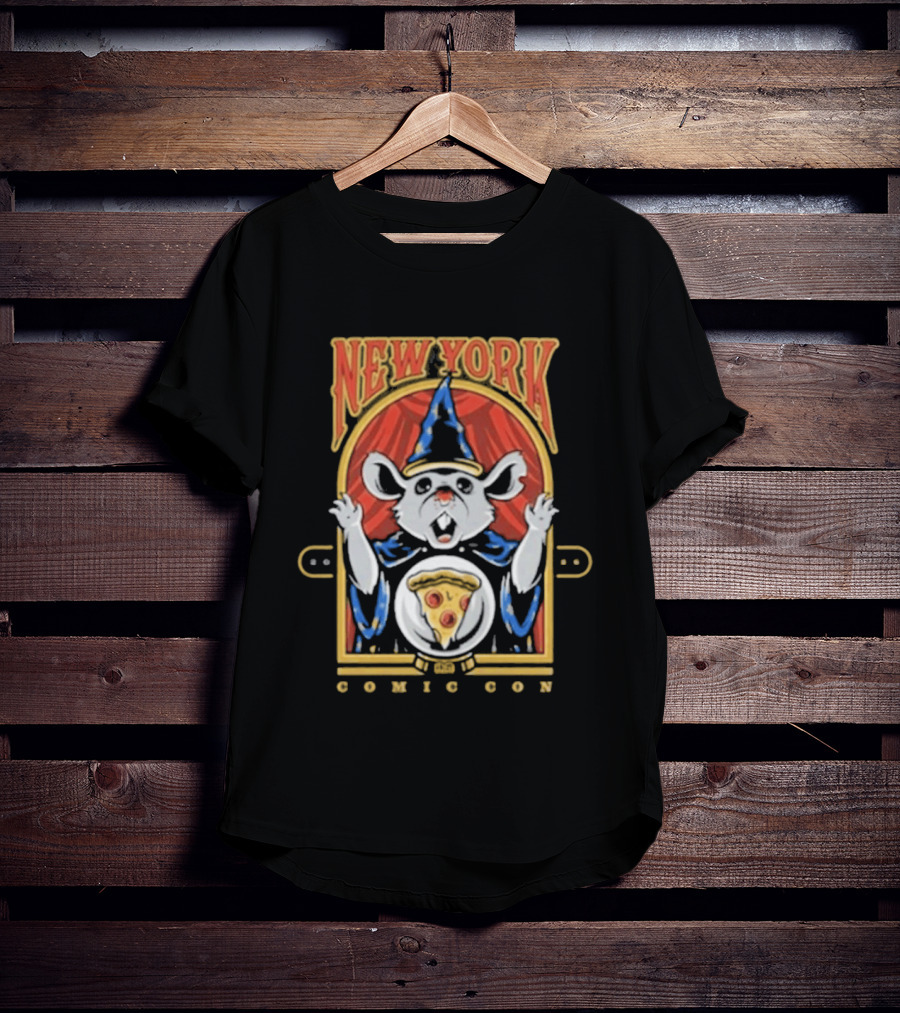New York Comic Con 2026 Ratz Wizard Pizza Magic T-Shirt