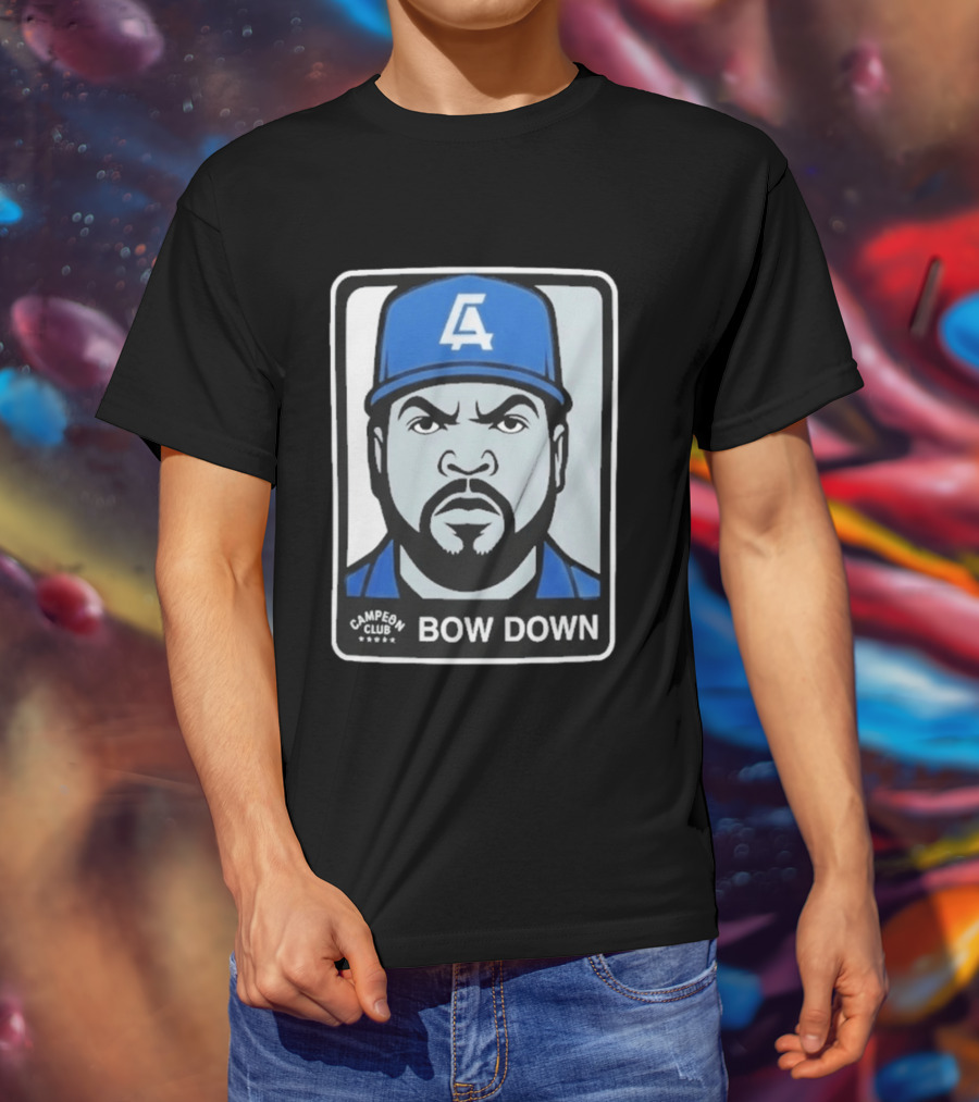 2026 LA Dodgers Ice Cube Bow Down Campeon Club T-Shirt