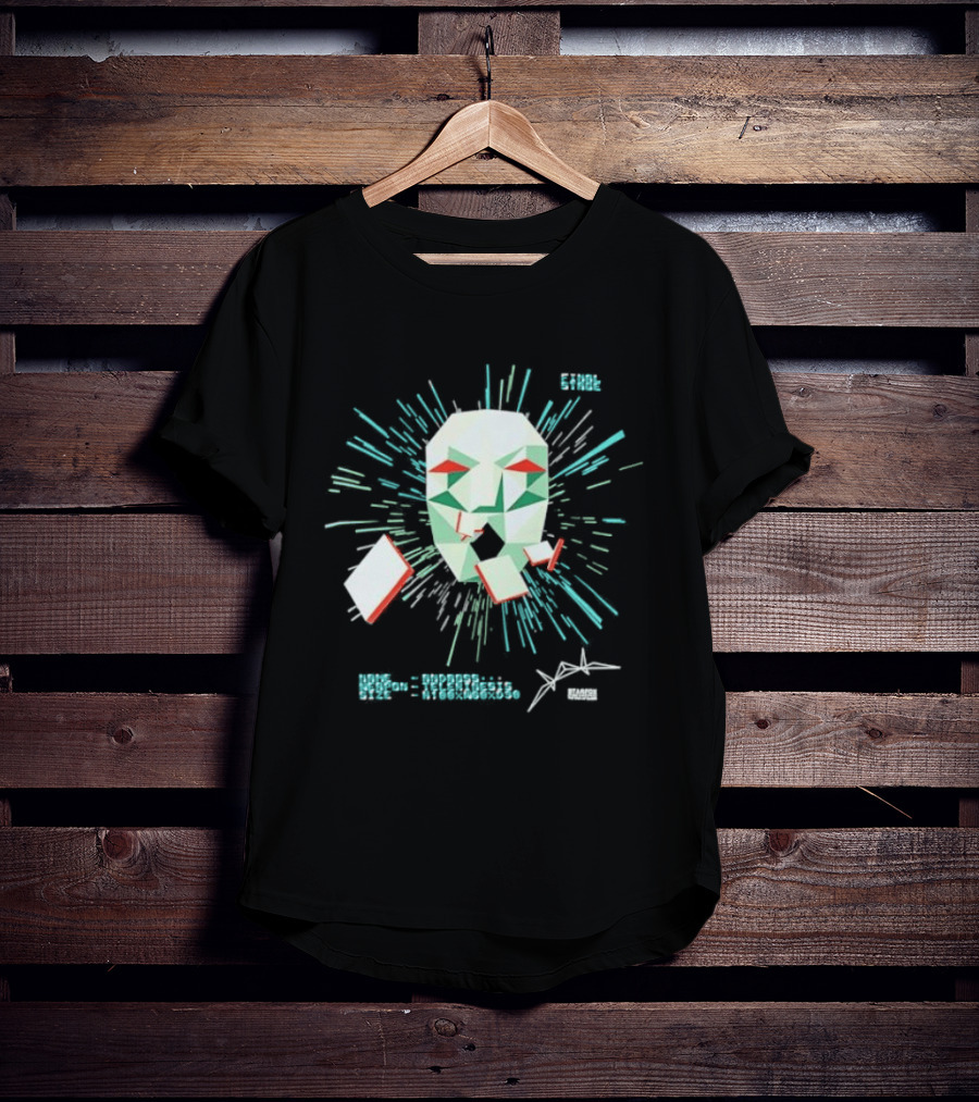 Andross Star Fox Final Stage 64 3D Boss Battle Polygonal Villain Mask T-Shirt