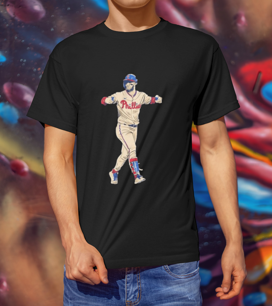 Bryson Stott Philadelphia Phillies Baseball Celebration Grand Slam Victory T-Shirt