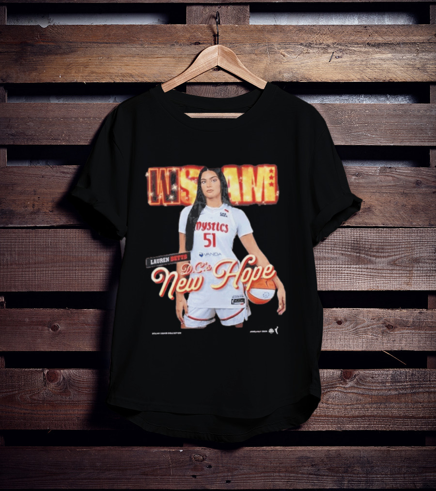 SLAM 262 Washington Mystics Lauren Betts DC's New Hope T-Shirt