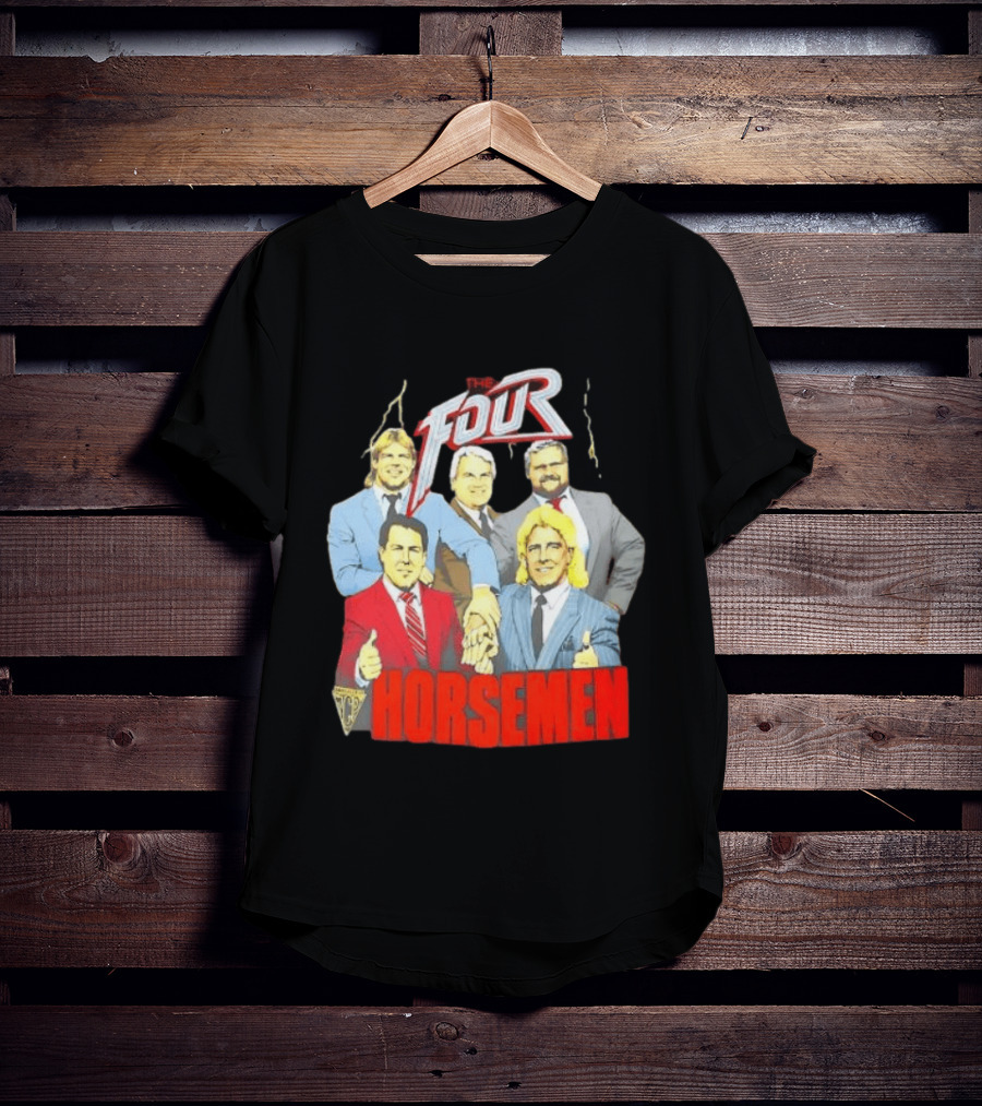 The Four Horsemen Jim Crockett Promotions Stylin Collection T-Shirt