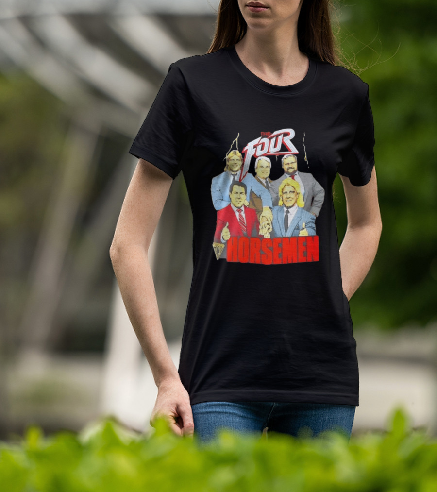 The Four Horsemen Jim Crockett Promotions Stylin Collection T-Shirt