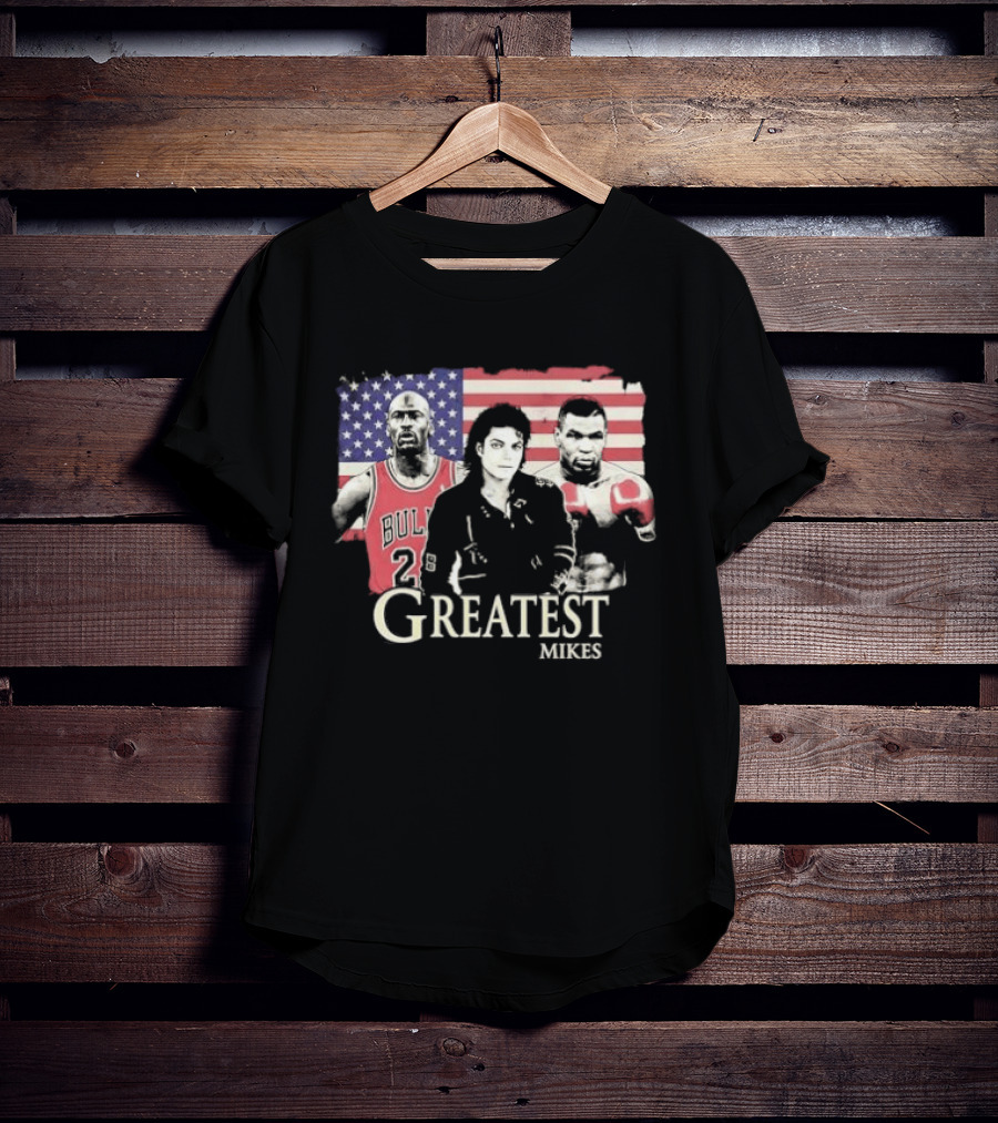 Greatest Mikes Jordan Jackson Tyson American Flag 2026 T-Shirt