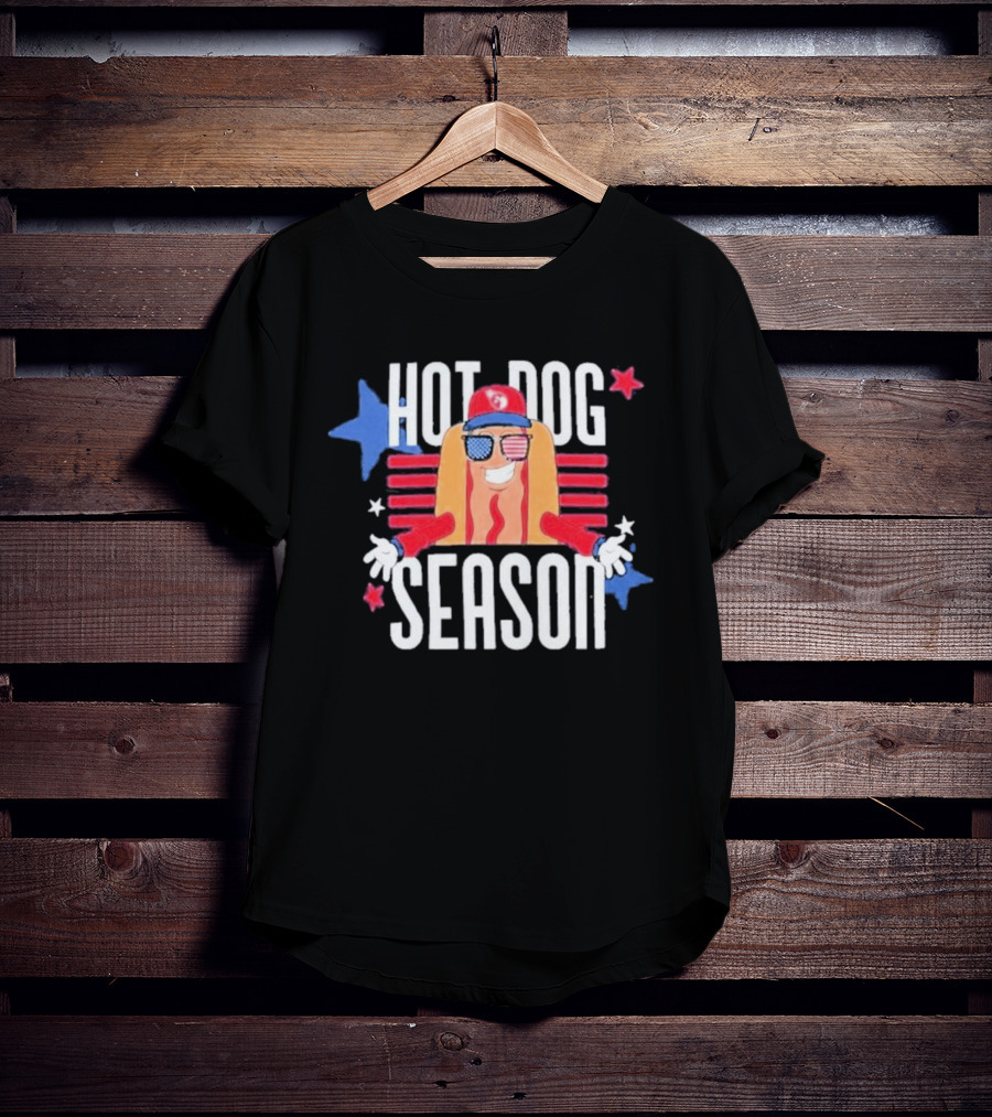Hot Dog Season Jarrett Allen Patriotic Fun T-Shirt