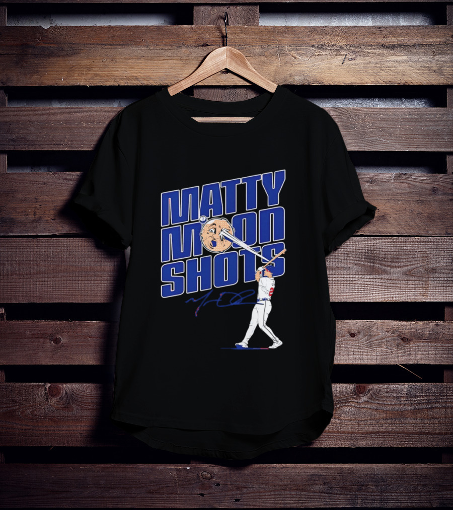 Matty Moonshots Matt Olson Baseball Signature Chop House Atlanta T-Shirt