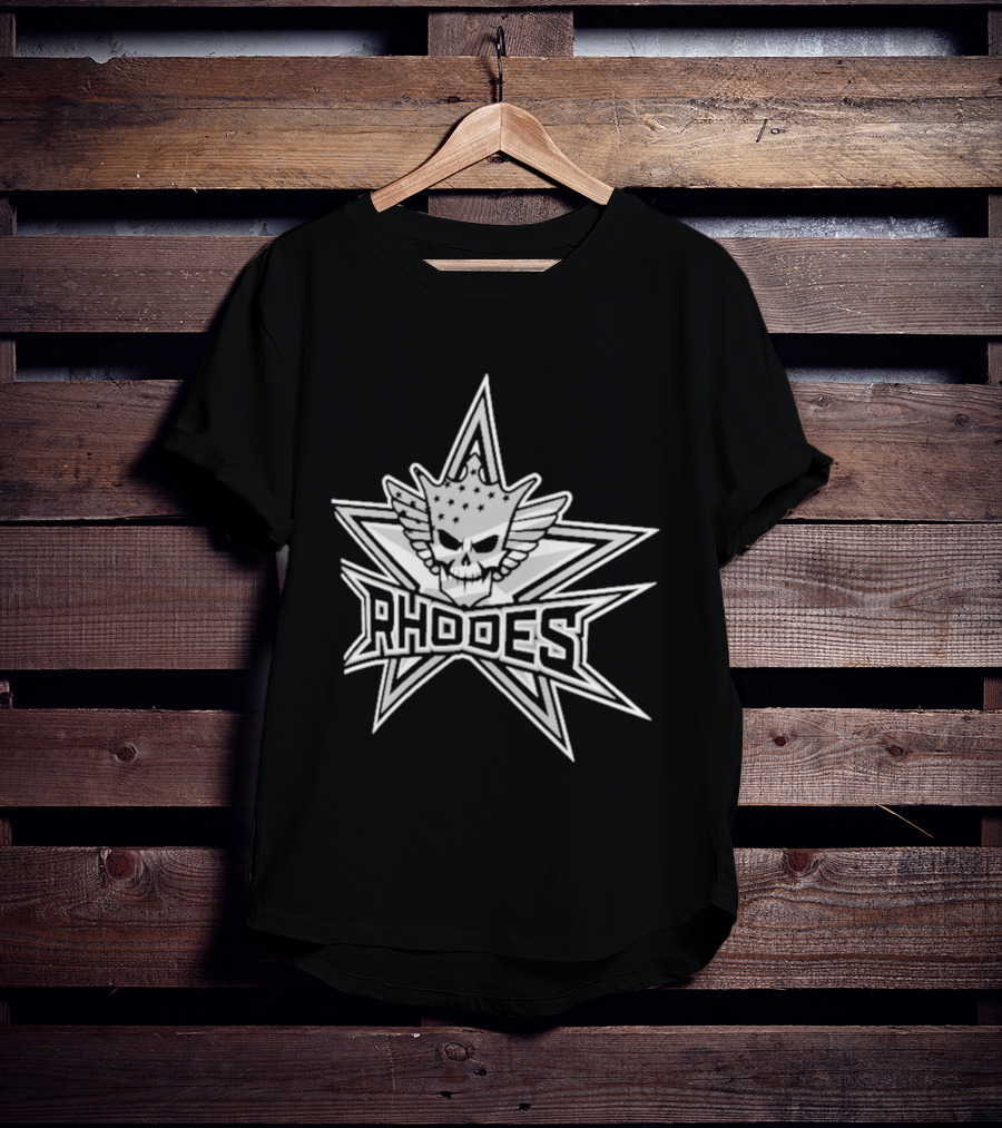 Rhodes Skull Crown Star Crest T-Shirt