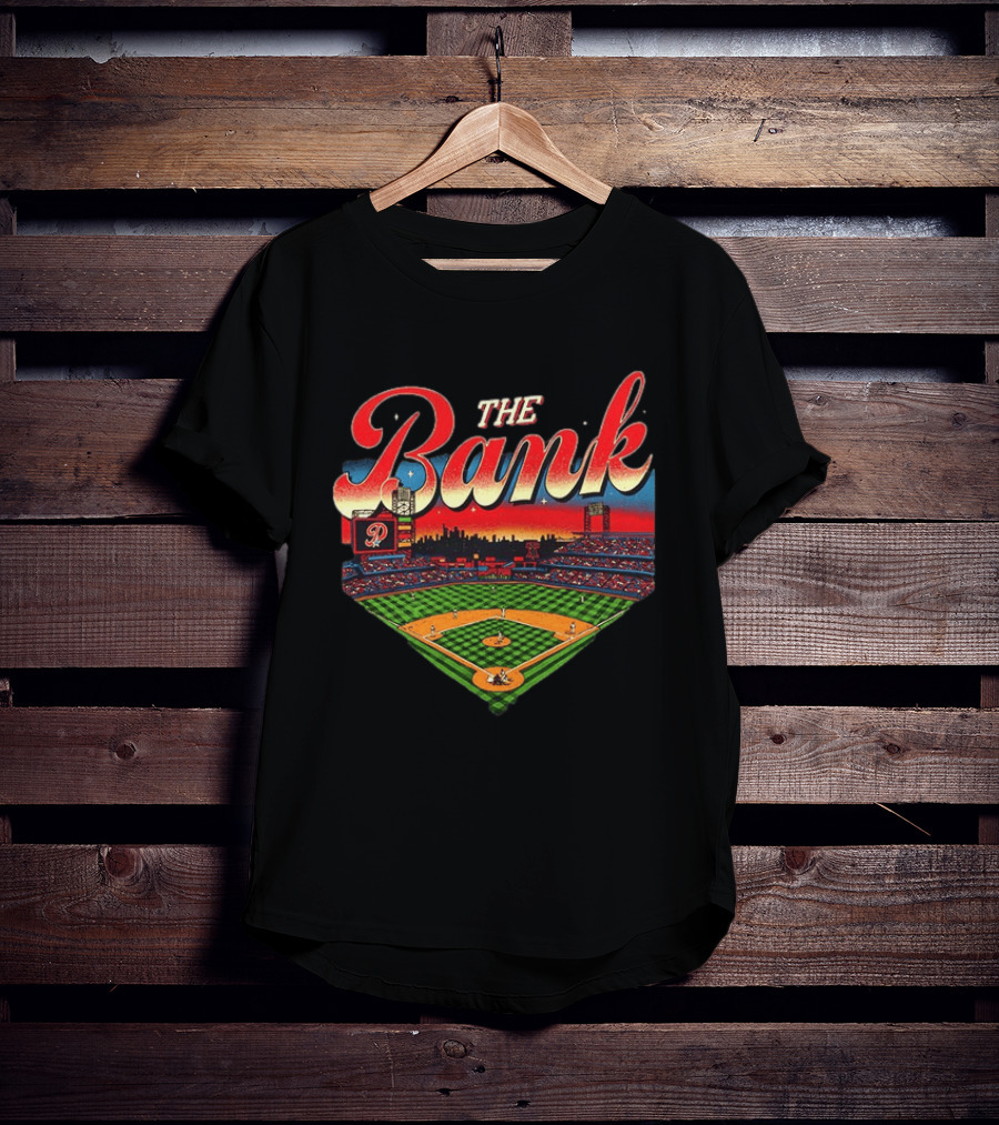 Philadelphia Phillies The Bank Stadium Vintage Baseball T-Shirt
