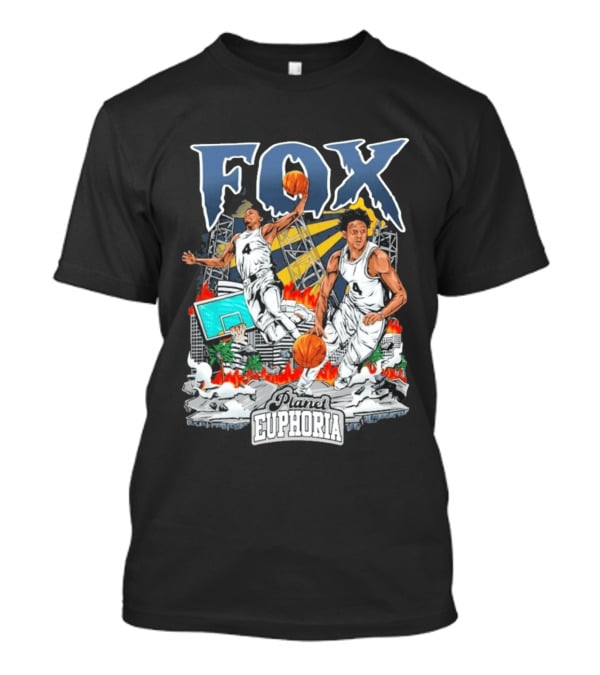 Fox Planet Euphoria Court Crusher Basketball Action T-Shirt