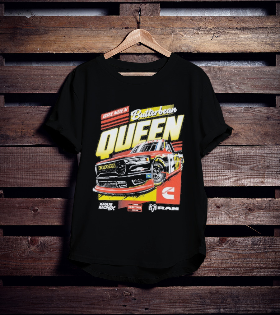 Brenden Butterbean Queen Kaulig Racing Cummins Cottonelle NASCAR Car T-Shirt