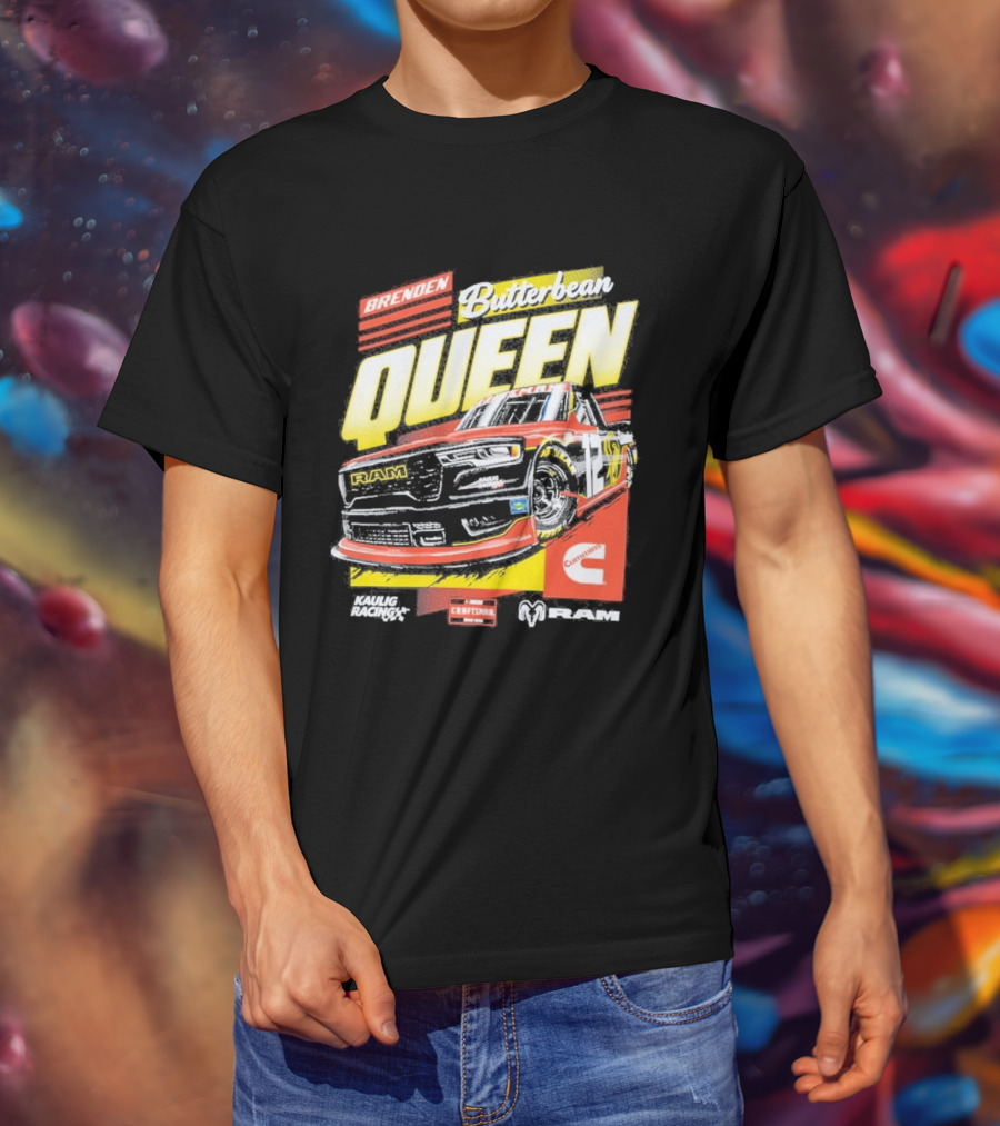Brenden Butterbean Queen Kaulig Racing Cummins Cottonelle NASCAR Car T-Shirt