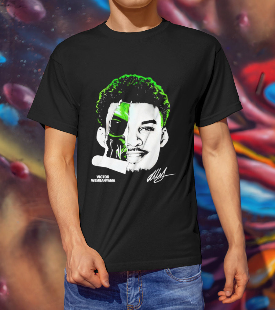 Victor Wembanyama Alien San Antonio Spurs NBA Basketball T-Shirt