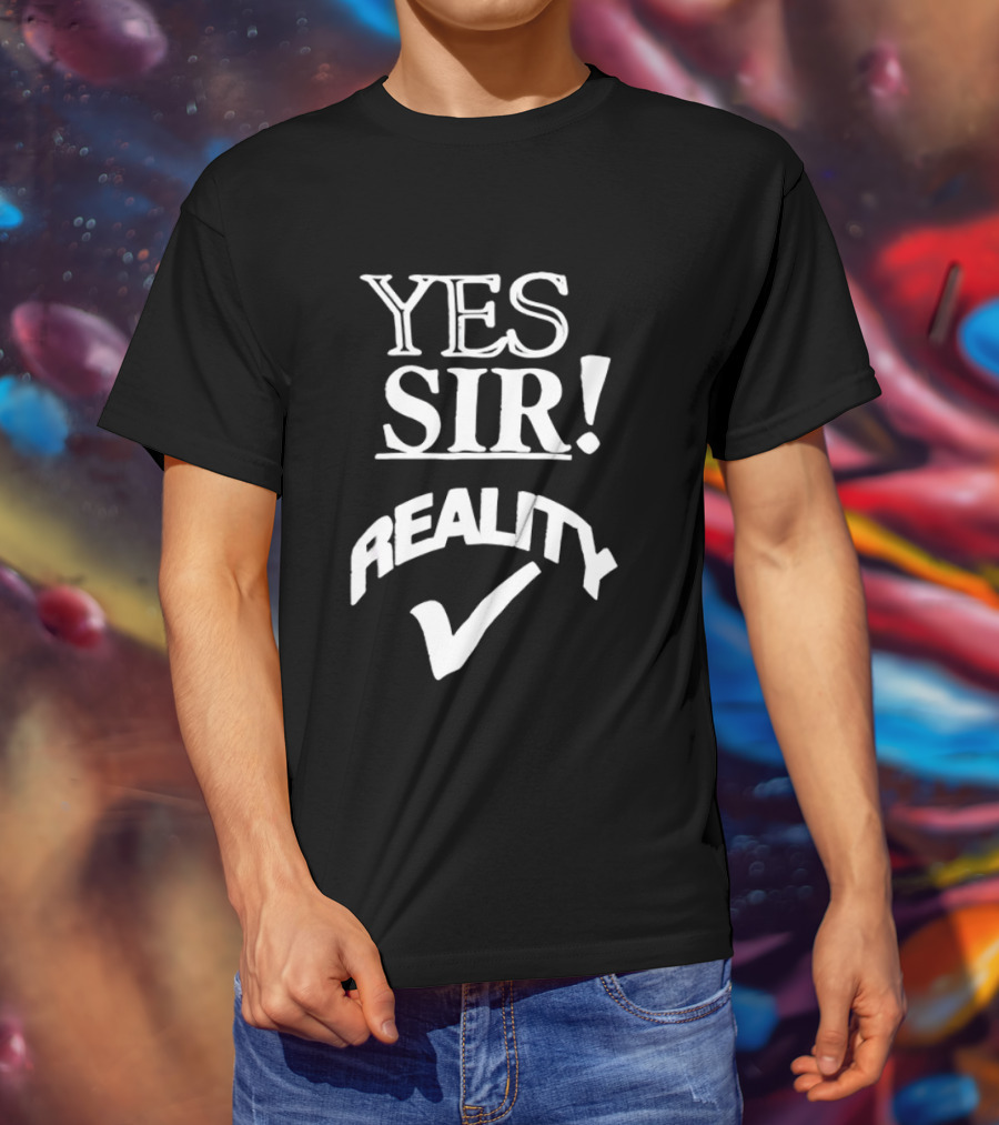 Yes Sir Reality Roddy Piper Checkmark T-Shirt