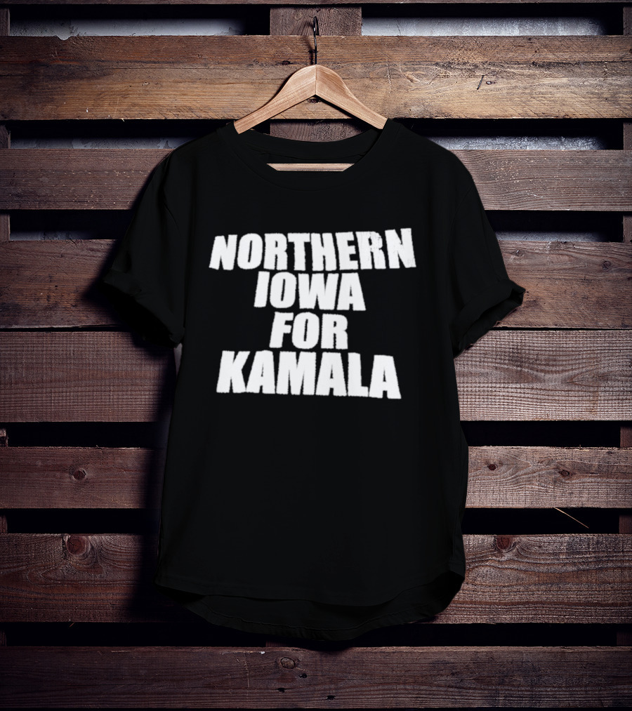Northern Iowa For Kamala Panthers Supporters T-Shirt