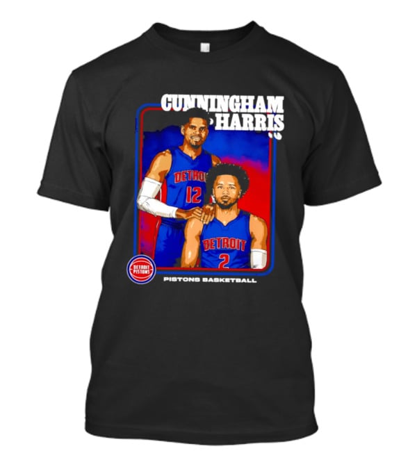 Cunningham Harris Detroit Pistons Basketball 2026 T-Shirt