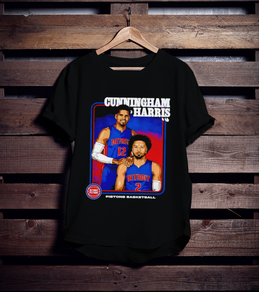 Cunningham Harris Detroit Pistons Basketball 2026 T-Shirt