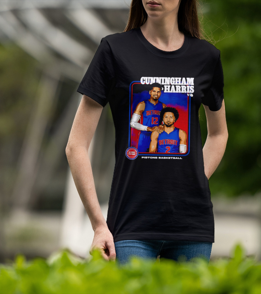 Cunningham Harris Detroit Pistons Basketball 2026 T-Shirt