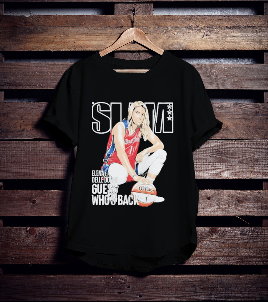 Elena Delle Donne Guess Who's Back Slam 238 Washington Basketball T-Shirt