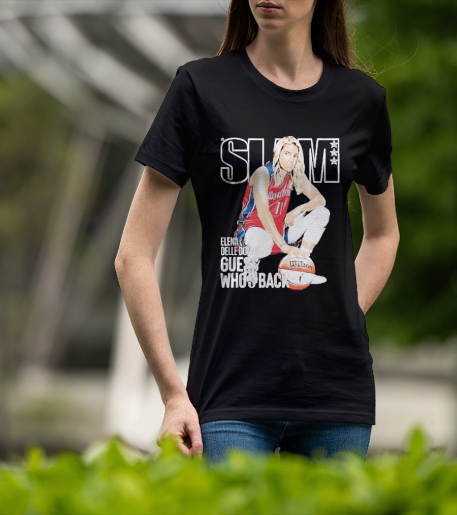 Elena Delle Donne Guess Who's Back Slam 238 Washington Basketball T-Shirt