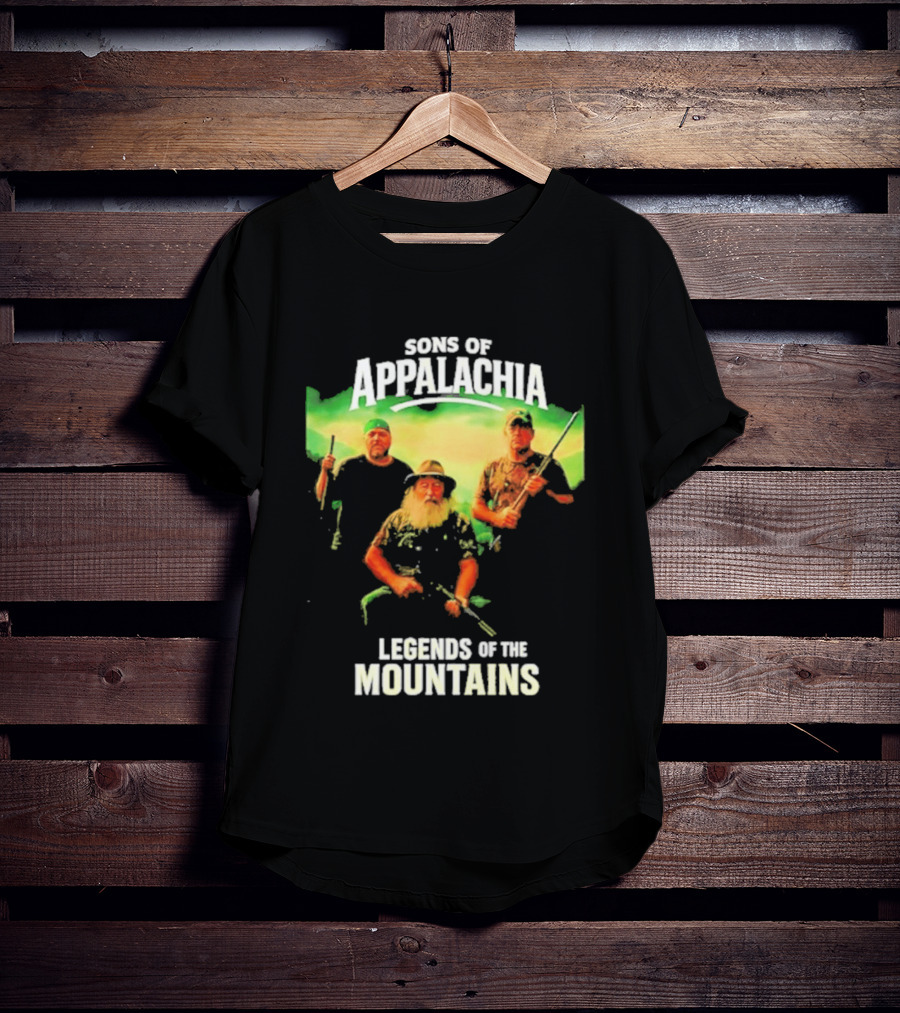 Sons Of Appalachia Legends Of The Mountains Rugged Wilderness Guardians T-Shirt