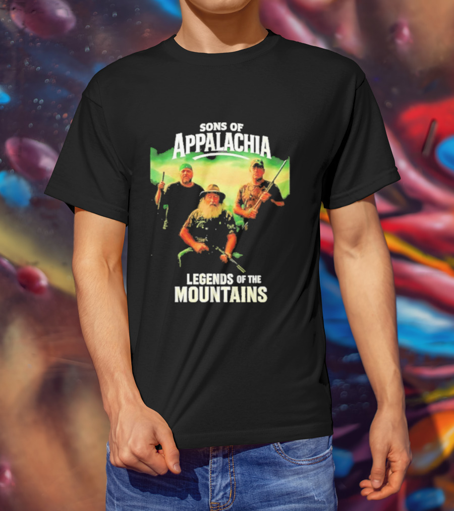 Sons Of Appalachia Legends Of The Mountains Rugged Wilderness Guardians T-Shirt