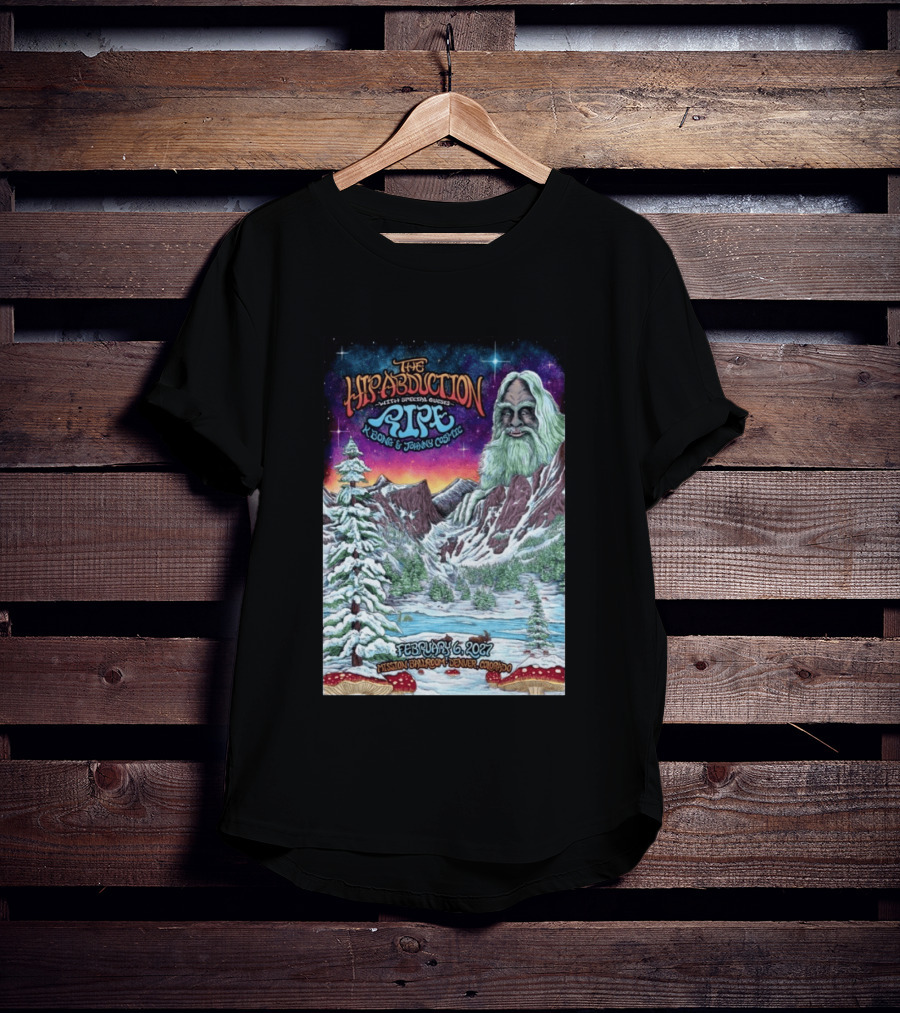 The Hip Abduction Pipe K Bong Johnny Cosmic Mission Ballroom February 6 2027 Denver Colorado T-Shirt