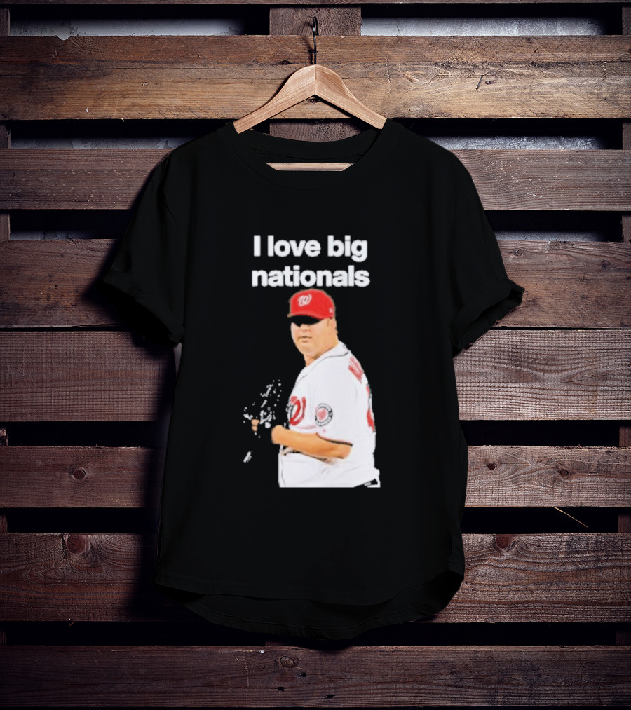 I Love Big Nationals Baseball Matt Albers T-Shirt