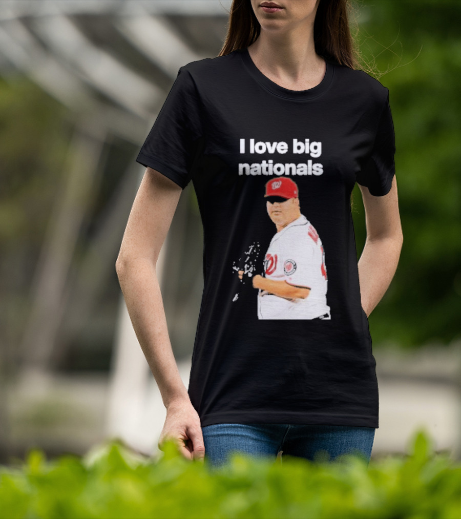 I Love Big Nationals Baseball Matt Albers T-Shirt