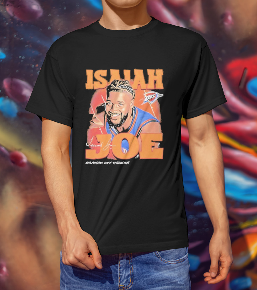 Isaiah Joe Oklahoma City Thunder Airbrush Signature T-Shirt