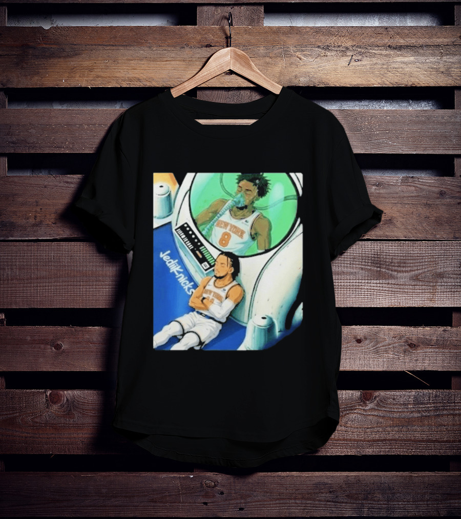Jalen Brunson OG Anunoby New York Knicks 2026 Jedi+Knicks T-Shirt