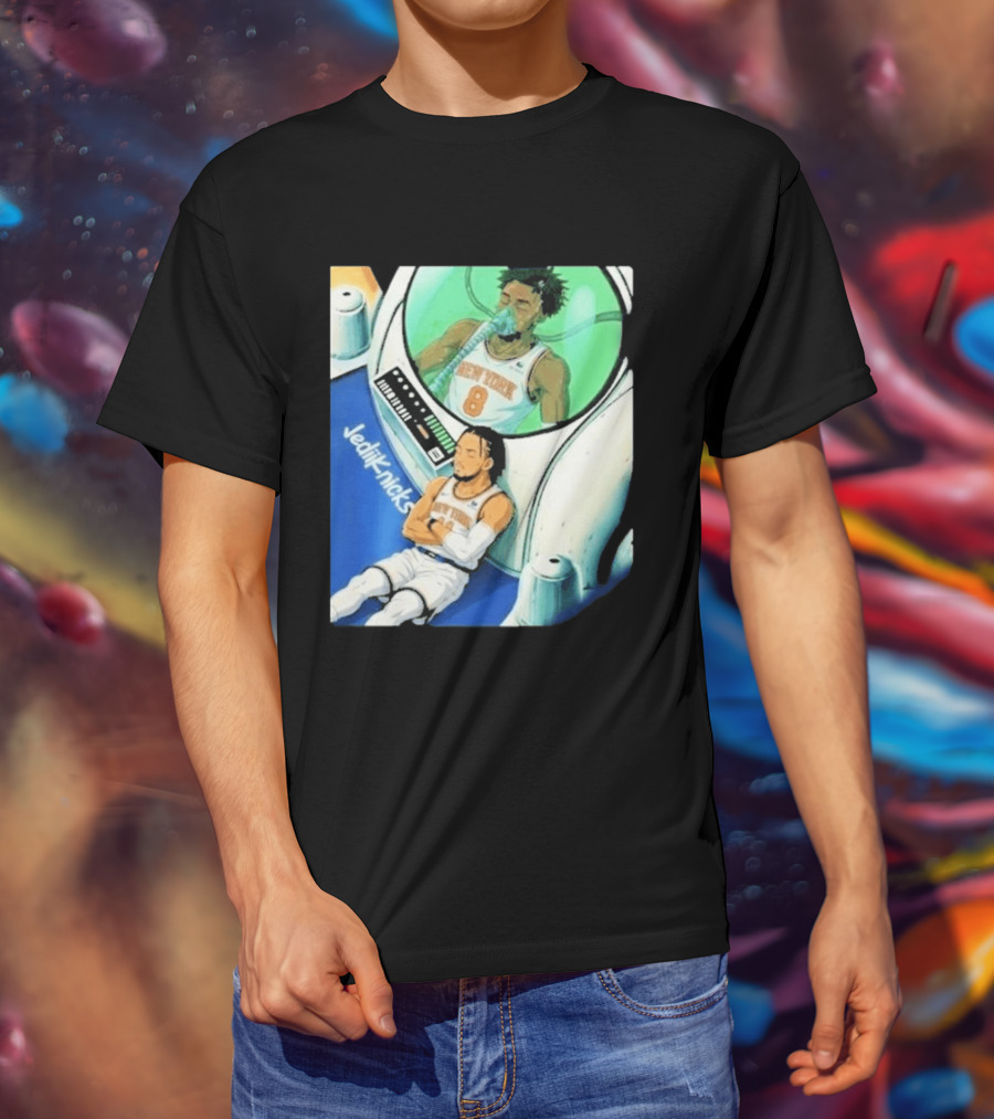 Jalen Brunson OG Anunoby New York Knicks 2026 Jedi+Knicks T-Shirt