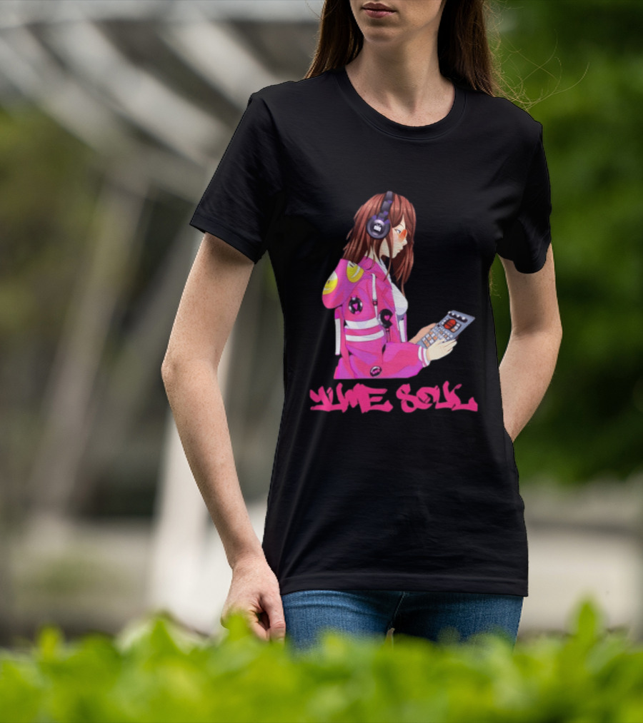 Yume Soul Anime Girl With Headphones And Game Controller T-Shirt