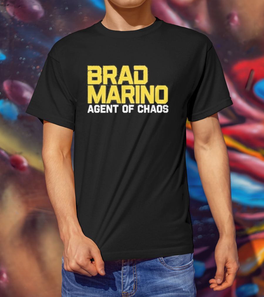 Brad Marino Agent Of Chaos Yellow T-Shirt